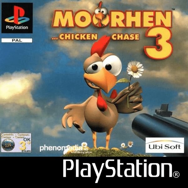 Moorhen 3 Chicken Chase box art for Playstation